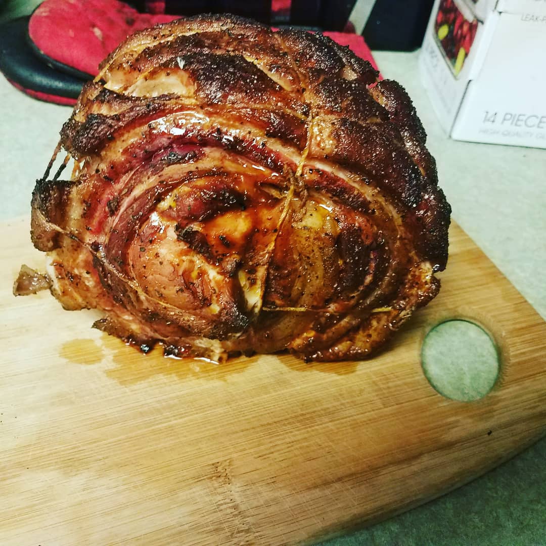 Chefofthenorth's tweet photo. @GordonRamsay what do you think about my skin on cherrywood smoked korabuta pork loin. Am I ready for hells kitchen? Any tips chef? https://t.co/LyGywAkQhd