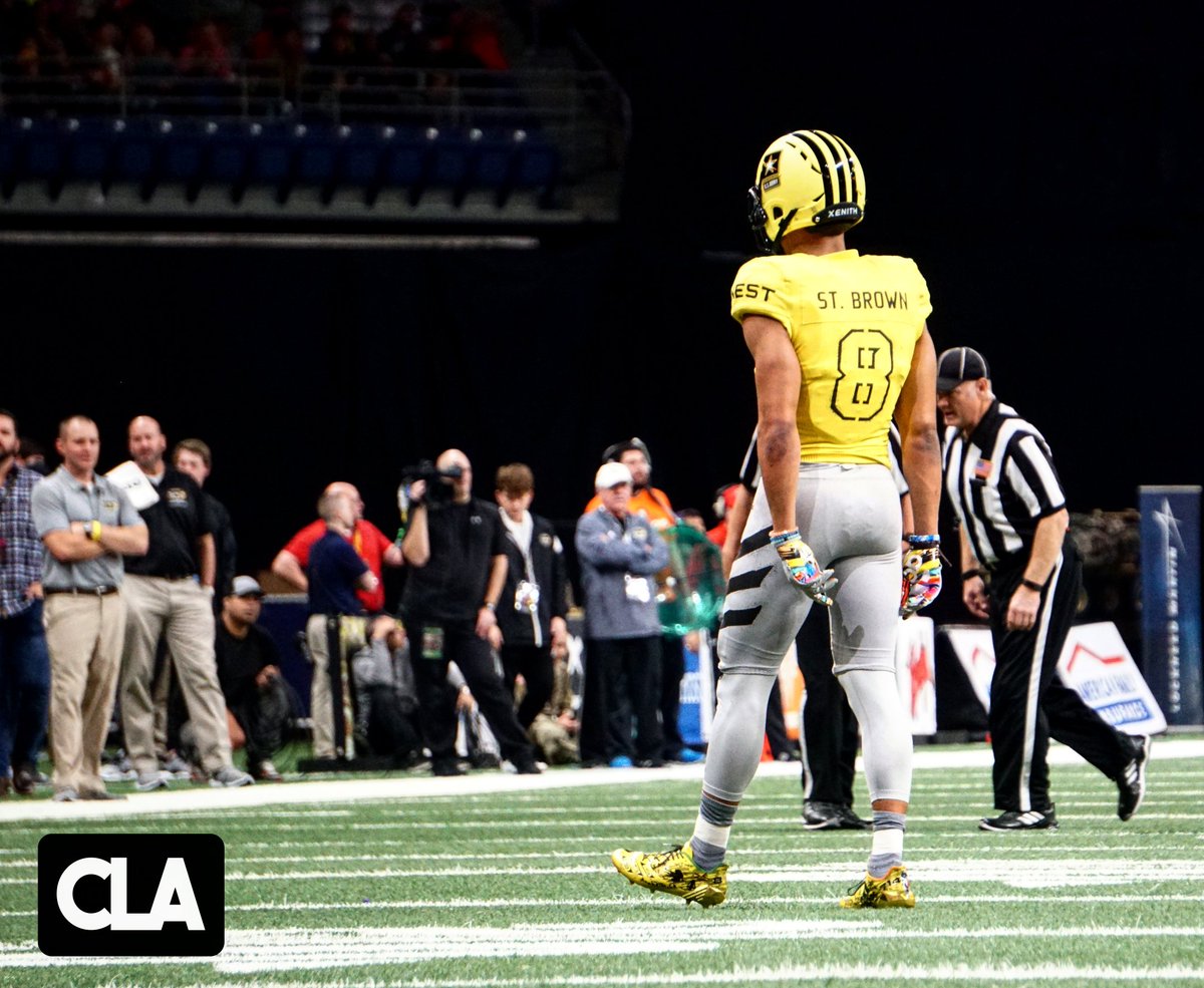 SportsRecruits's tweet photo. Make a play. Mug the whole sideline. 😤💪 @amonra_stbrown https://t.co/C8hSvUU37I