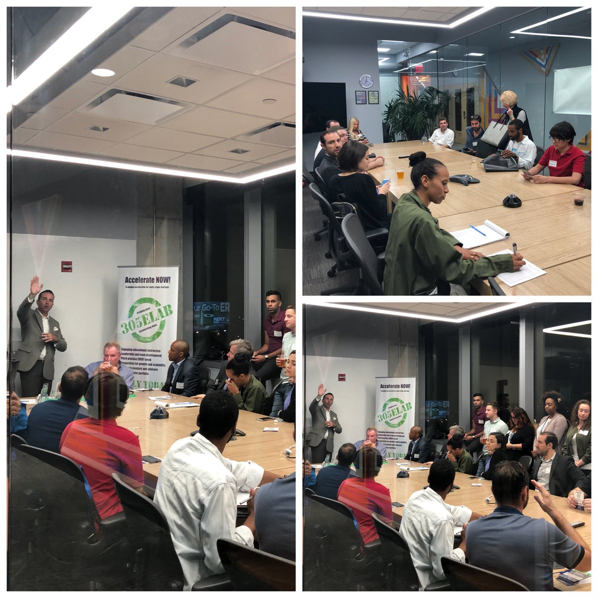 305elab's tweet photo. #305ELab is sharing the ABC’s of starting a business @VentureCafeMIA  with @MiamiEdTech #thursdaygathering #startups https://t.co/kY8IQZg6bl