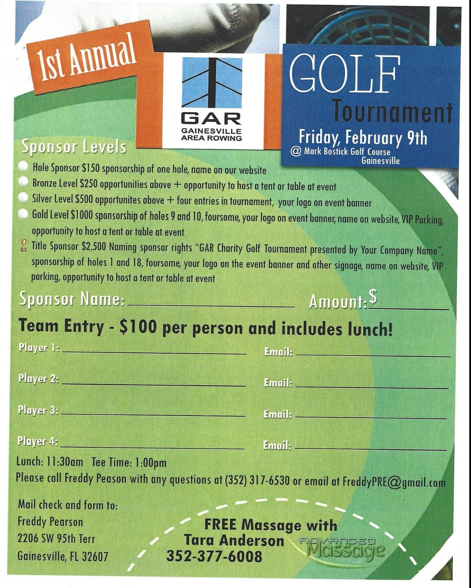 Who is ready for some golfing? Join us February 9!