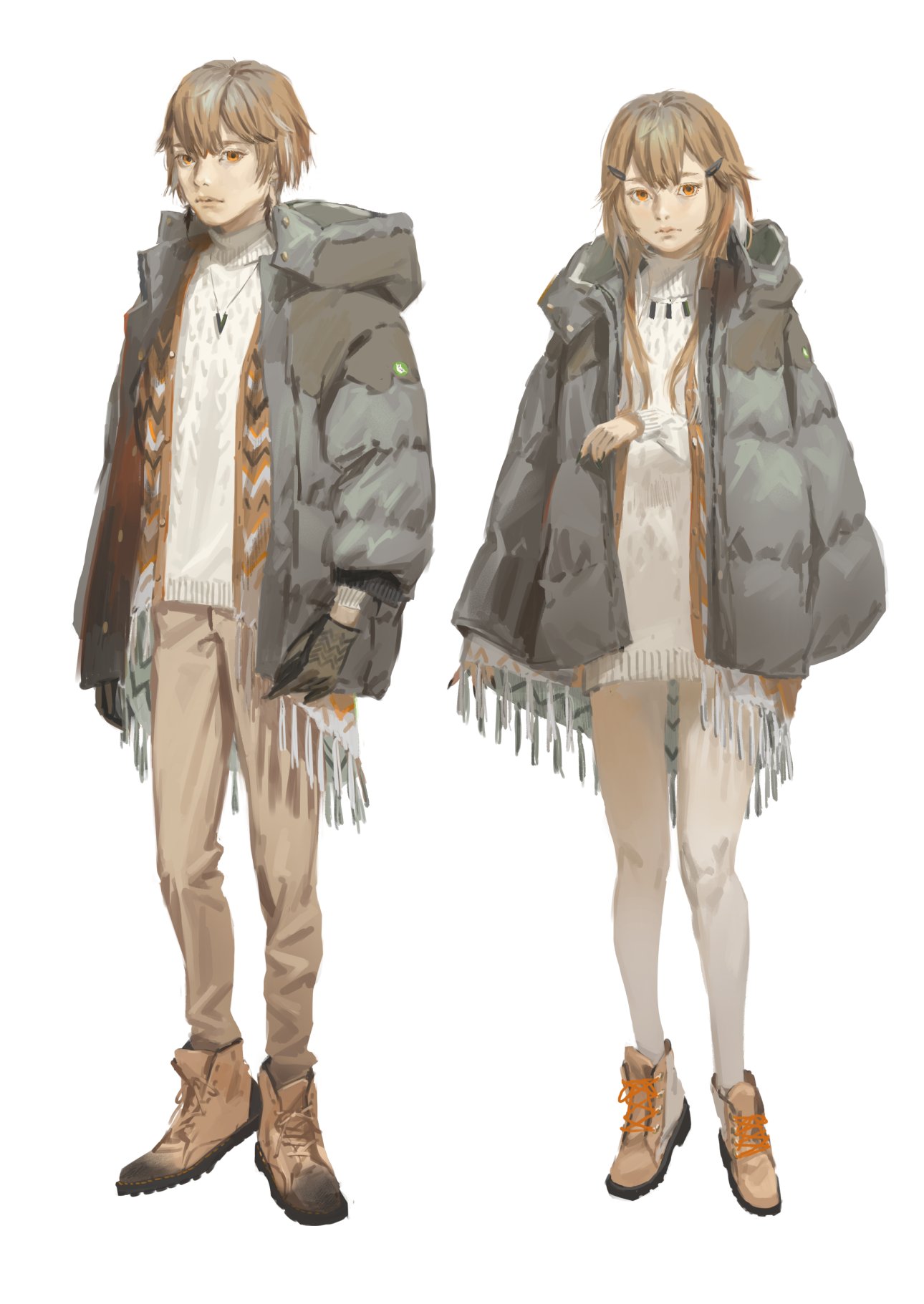 ツナ Su Twitter 池袋ふくろう擬人化コンテストに参加し損ねたので供養 女の子版も作った