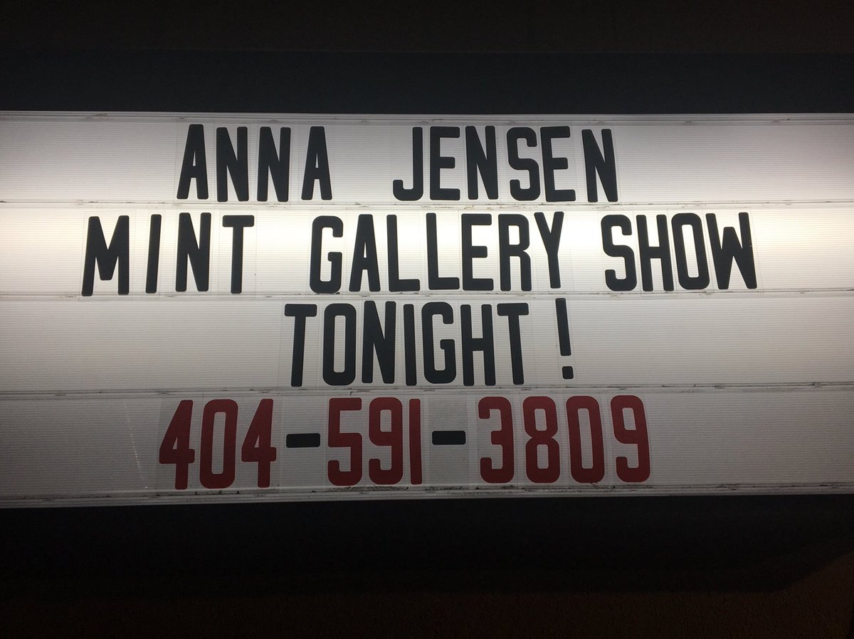 DefoorCentre's tweet image. We’re here until 9:30pm!! Come for some amazing local art, snacks, and drinks 😋 #Atlanta #artshow #MINTgallery #AnnaJensen #atlantaart #atlart