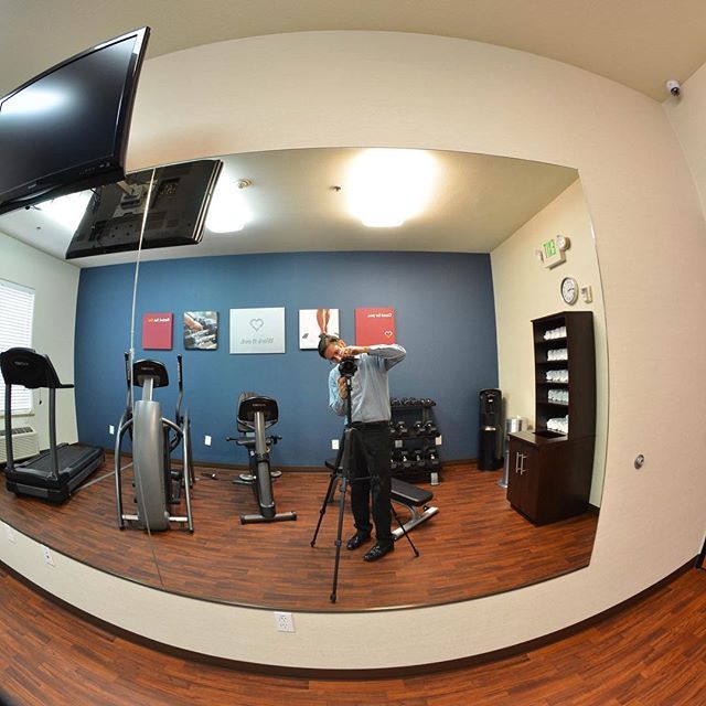 fishbowlPhoto's tweet photo. Little self portrait I took on accident during yesterday’s photo shoot @comfortsuitesturlock #fishbowl360 #architecturephotography #googlebusinessview https://t.co/TofzbztTOA https://t.co/PKbbp52Na7