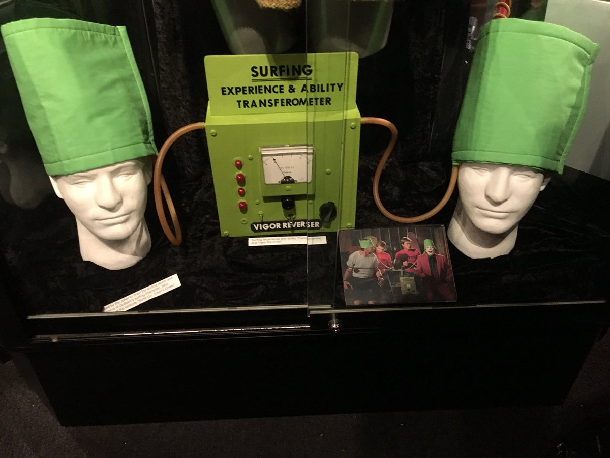 The real life Surfing Experience and Ability Transferometer (with Vigor Reverser) I built for the <a href="/HollywoodMuseum/">The Hollywood Museum</a> #Batman66 exhibit <a href="/BatLabels/">Batman 66 Labels</a>