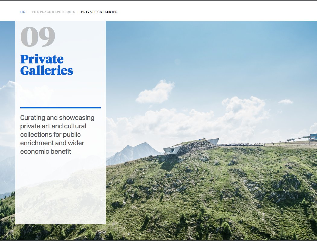 Brickfields_'s tweet image. From our Place Report 2016 a little research piece about absolutely beautiful Private Galleries around the world. Have a read! bit.ly/2AyZJvW