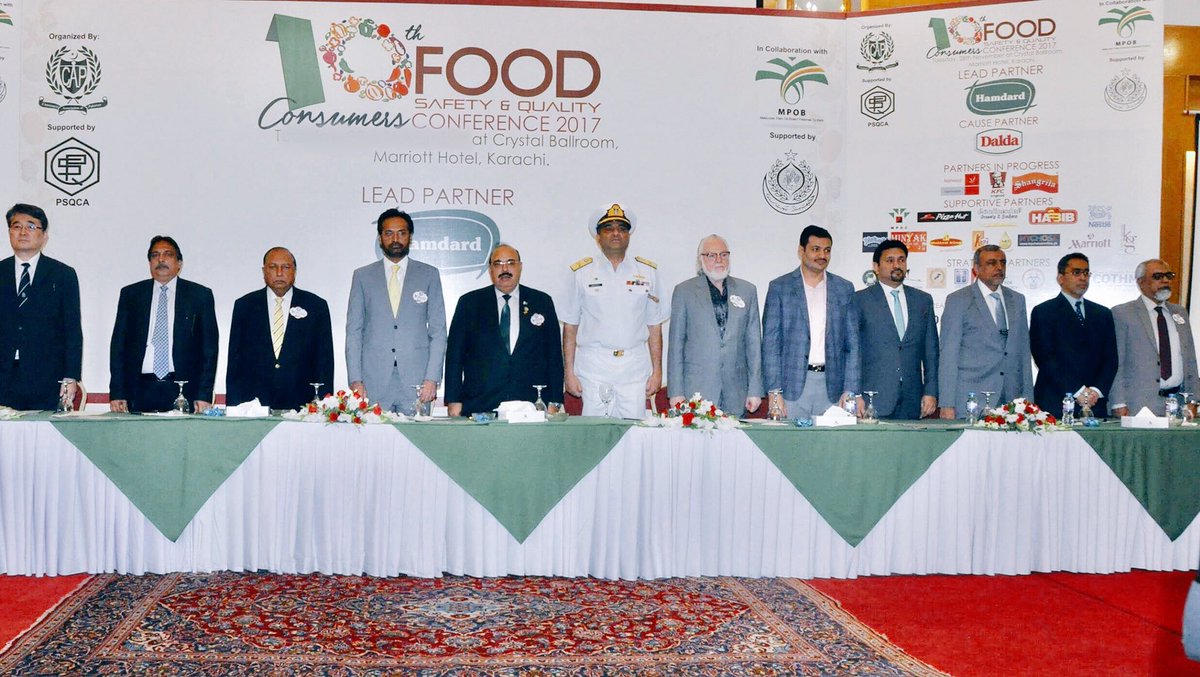 SamirMir's tweet photo. Attended as Guest of Honor 10th Consumer Food, safety & Quality Conference held at Marriot karachi.
#Consumer #ConsumerSafety #ConsumerConference #ConsumerAssociationPakistan #PSQCA https://t.co/qNEiTzjj9y