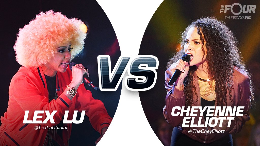 TheFourOnFOX's tweet image. Who do you think won that challenge? Tweet #LexLu and #TheFour or #Cheyenne and #TheFour NOW!
