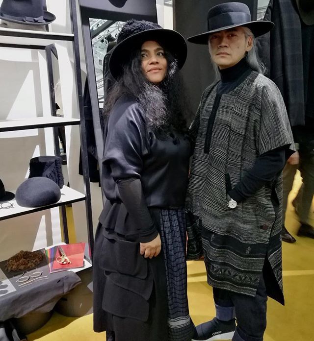 Trueffelschwein's tweet photo. When you just have to put it on #iouproject gorgeous poncho created by @kavitaparmar , topped with the most luxurious hat by @analamata thank you ladies! #pittiuomo #mensfashion #menswear #mensstyle #autumnwinter2018 #aw1819 #trueffelschweinberlin #truef… https://t.co/rRx8ydvtea https://t.co/54zOwajpSj