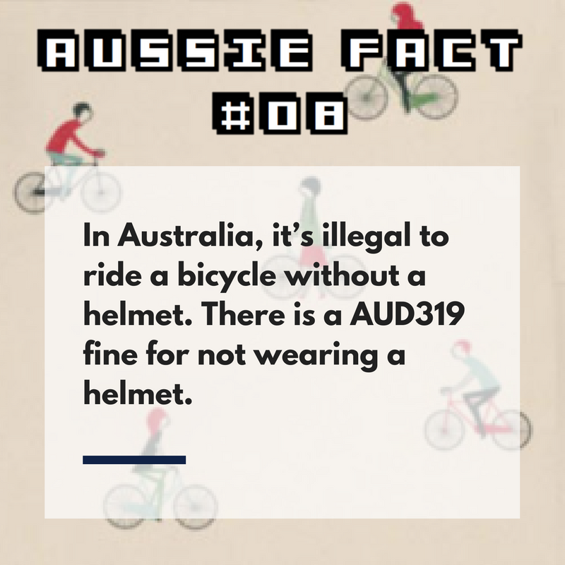 Australia has strict bicycle laws. Cyclists will get a heavy fine if they don't have helmets, bells and brakes!🚲
#Australia #Aussie #Bicycle