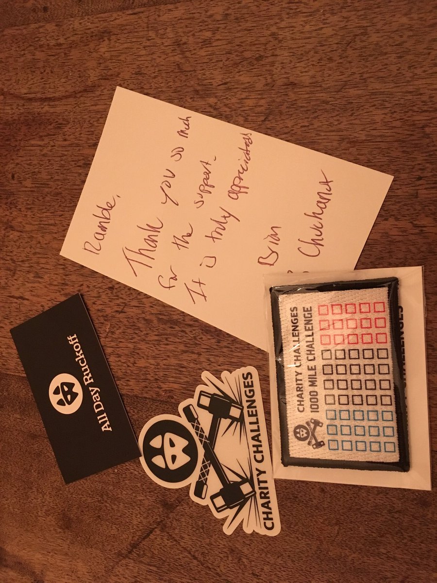 vintagepalmetto's tweet photo. @F3Columbia @jslybrand Got this in the mail today as a reminder to track mileage this year. #F3Ramble #CharityChallenges https://t.co/0dMpaXvZtR