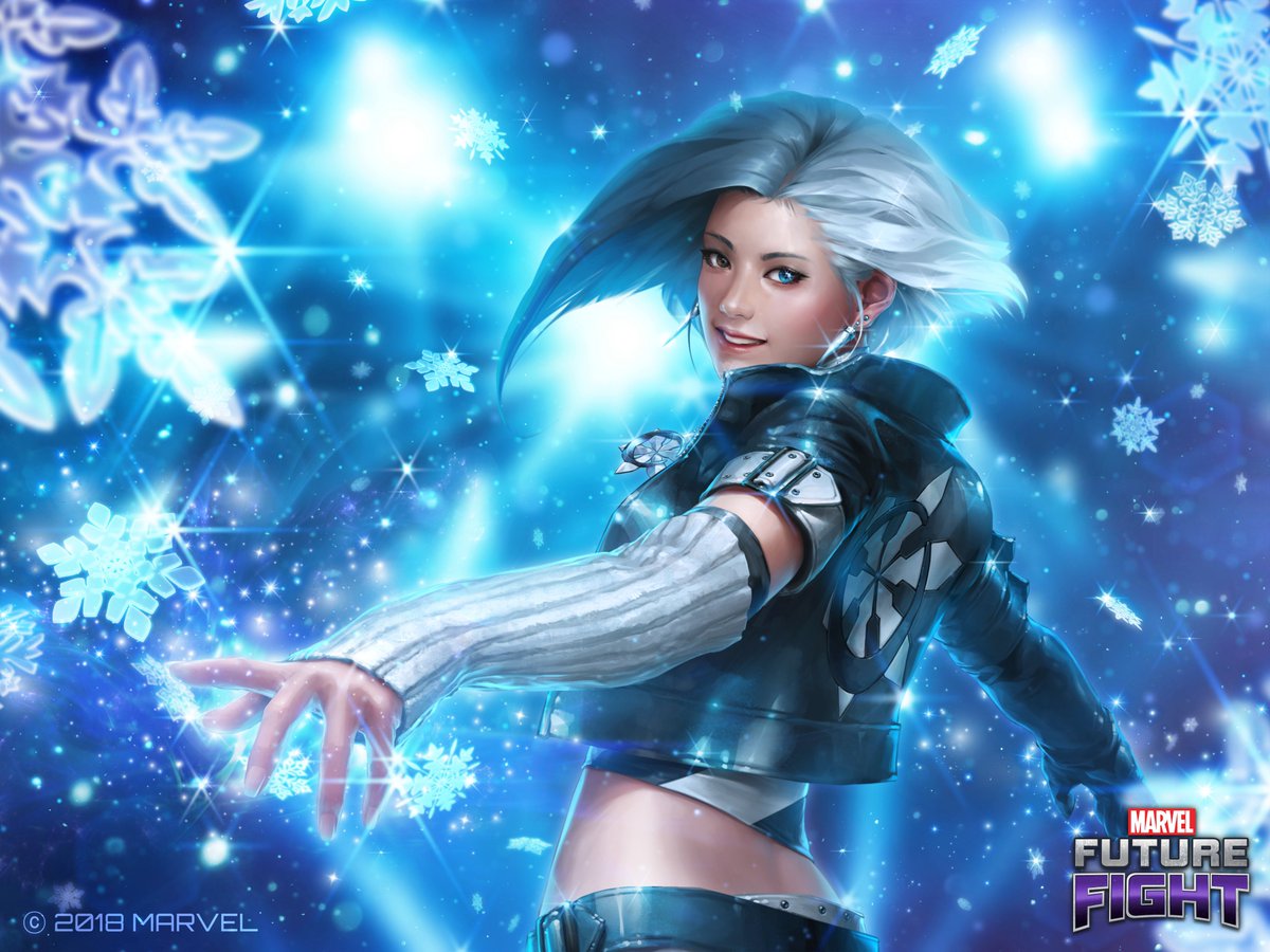 BillRosemann's tweet photo. Experience the cool sensation of...Luna Snow! Watch the world premiere of the all-new @Marvel hero's video "Tonight", see exclusive new art, read her bio &amp; origin and join the @Marvel_FFightUS pre-registration event now! #LunaSnow https://t.co/0OeFi58d9D