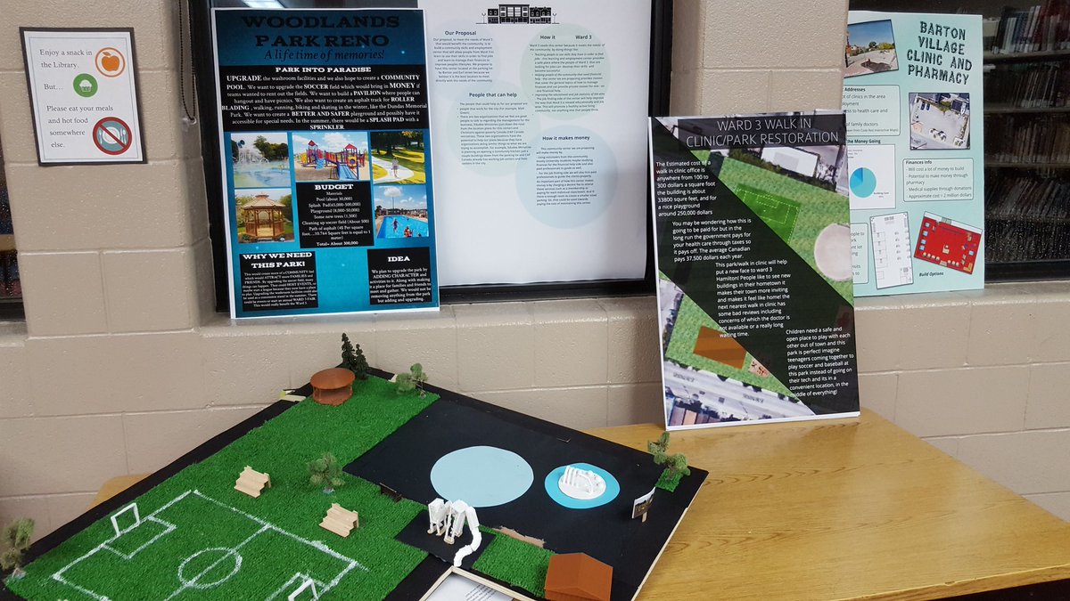 Fantastic to see some great projects to impact ward 3 and <a href="/Barton_Village/">Barton Village BIA</a> <a href="/MyBartonVillage/">My Barton Village</a> at celebration of learning at <a href="/HDCH_Info/">HDCH</a> - @Owen_Webb @MGreenWard3