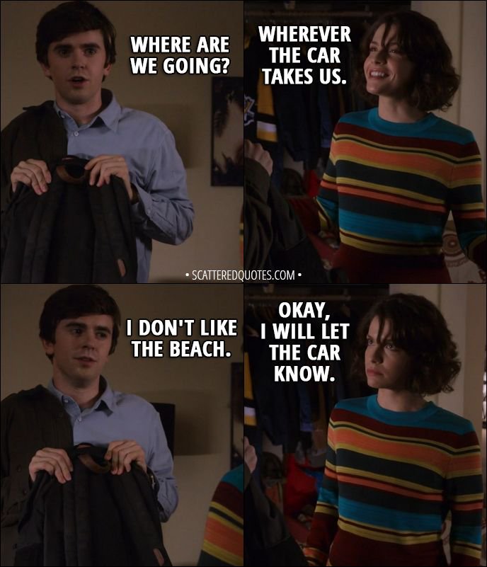 Doctor Who Best Quotes Scattered Quotes Auf Twitter: „10 Best Quotes From 'The Good Doctor' 1X11!  ☺ » Https://T.co/Amerzsmq2U • • • #Thegooddoctor #Thegooddoctorabc #Abc  #Shaunmurphy #Lea #Quotes Https://T.co/Dndrgahlis“ / Twitter