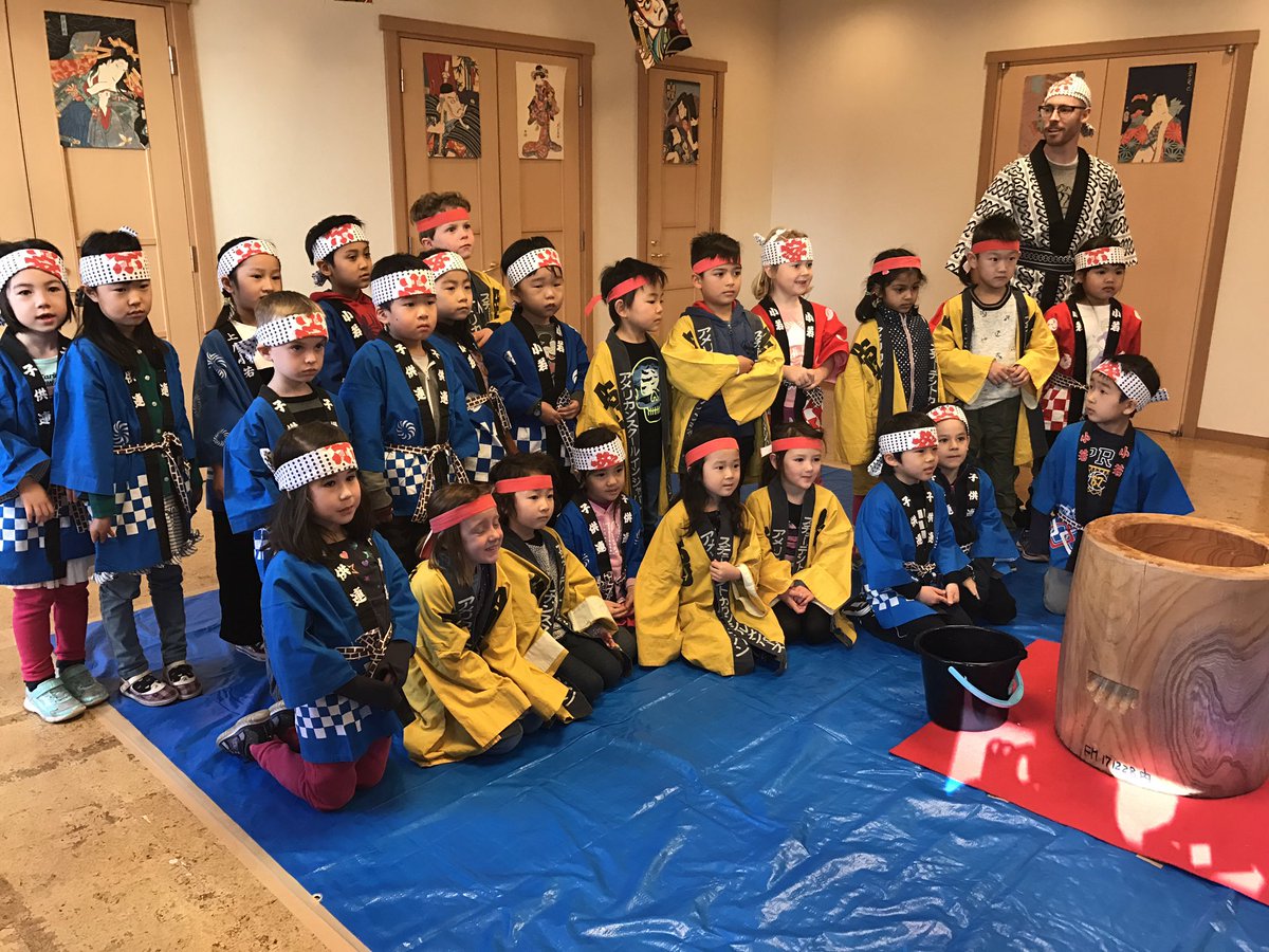 elcasij's tweet photo. Welcoming the new year and new friends. Roppongi ELC and Chofu kindergarten students celebrating together! https://t.co/uInOPxtikD