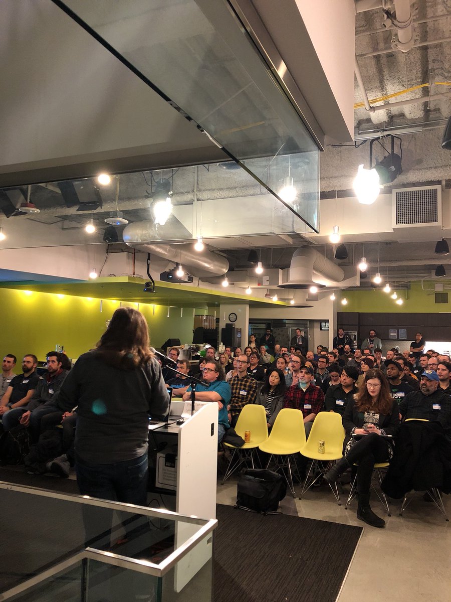 seattlejs's tweet photo. Great crowd tonight! https://t.co/2n5hVXpzVA