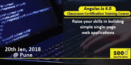 seed_workshops's tweet image. AngularJs 4.0 Certification Training Courses In Pune. >> goo.gl/LrWso4
#angularjstutorial, #angularjsforbeginners, #angular2, #angular2tutorial, #angularjs, #learnangularjs, #angularjsonlinetraining, #onlinetrainingangularjs, #angularjs2tutorial, #edureka