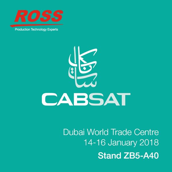 Earlier than usual this year, but we look forward to seeing you at the CABSAT Expo in Dubai, 14-16th January at the World Trade Centre. Join us for the unveiling of a new member of the Ultrix family!