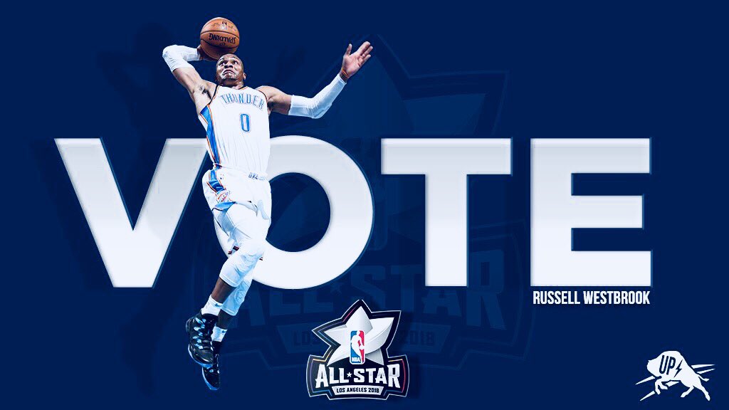 Let’s see what we can do for The Brodie RIGHT NOW. Stop playin. (Also — RT or you’ll have bad luck for 6 years.)

Russell Westbrook. #NBAVote
