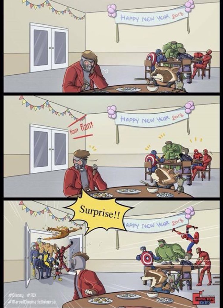 InfinityWarFans's tweet photo. 2018 is gonna be a good year for the MCU https://t.co/DCnIQJ83X4