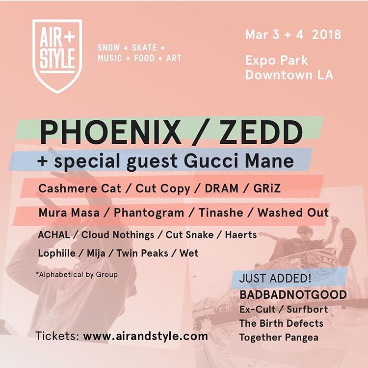 CPPRadioActive's tweet photo. THE FULL LINEUP FOR AIR + STYLE HAS BEEN ANNOUNCED AND IT IS STACKED.... 👀 https://t.co/f19UFcJjaU