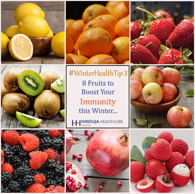 HHKhar's tweet photo. #WinterHealthTip Cold and Flu are at its height during winter and lasts through the end of February. Strengthen your #ImmuneSystem naturally with these nutritious “winter fruits” to improve your overall health and well-being this #WinterSeason. https://t.co/5qtTQC3N0K