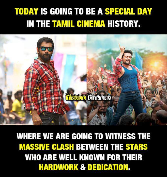 Urtrulyakhil's tweet image. #SketchFromToday
#SketchFDFS 
#TSKFDFS 
#Sketch movie rating 3.25/5
#TSK movie rating 3/5
 This two movies are must watched