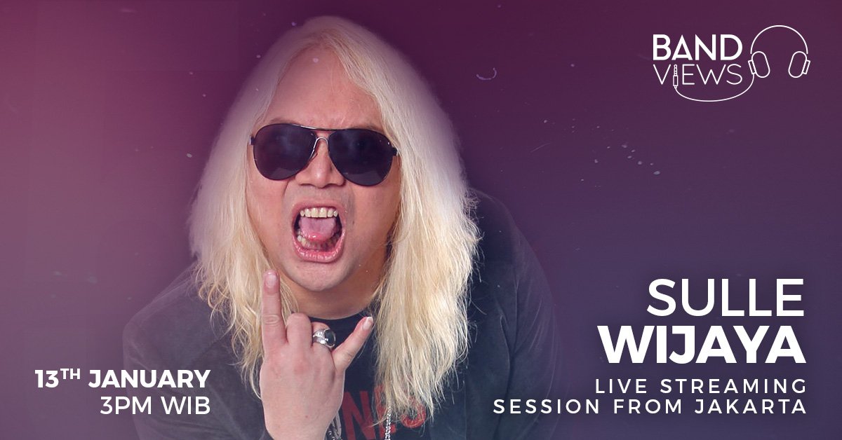BandViews's tweet photo. Sulle is back ya'll! And he's bringing the ruckus and showcasing a brand spankin' new formula of classic rock'n'roll with thick blues swagger for us. Live from Jakarta! Sat 13th Jan 3pm WIB
https://t.co/2URPixsj3C

@sullewijaya01 @Sulle Wijaya @SulleOfficial https://t.co/juwbS0R51T