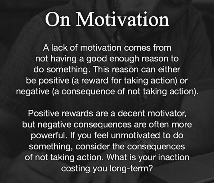 Vick_Nagi's tweet photo. Motivate yourself one way or another. https://t.co/jKTngLsa5E