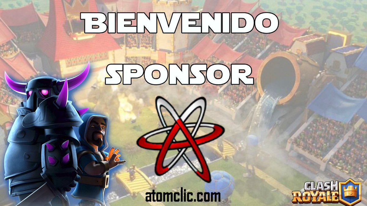 Le damos la bienvenida  a nuestro Sponsor del equipo <a href="/AtomClic/">AtomClic</a>  
Esperamos llegar lejos y dejar en alto  a Ecuador en ligas competitivas de Cr y de AoV 
Gracias por la confianza✌