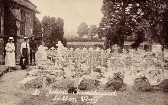 #OTD 100 years ago, Signaller Patrick Degidan, 27,  from Yorketown SA died of TB in a UK military hospital. He lies in a churchyard in Sutton Veny in Wiltshire. #LestWeForget #Anzac100_SA #WWI