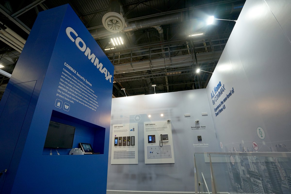 CommaxGlobal's tweet photo. COMMAX will continue to lead the way in finding and expanding useful technologies and functions for users through collaborations with various start-ups as well as domestic and overseas cooperative companies.
#CES #COMMAX #AI #IoT #O2O #Enertalk #Synchome #Petmom #Facetec https://t.co/vzYJcVT3gf