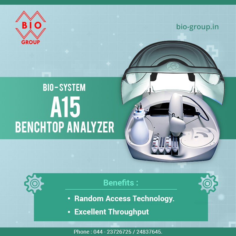 biogroupchennai's tweet image. Critical care and Blood gas analyzer suppliers

More details Contact us: bio-group.in
Call us: 044 - 23726725 / 24837645

#BenchtopAnalyzer