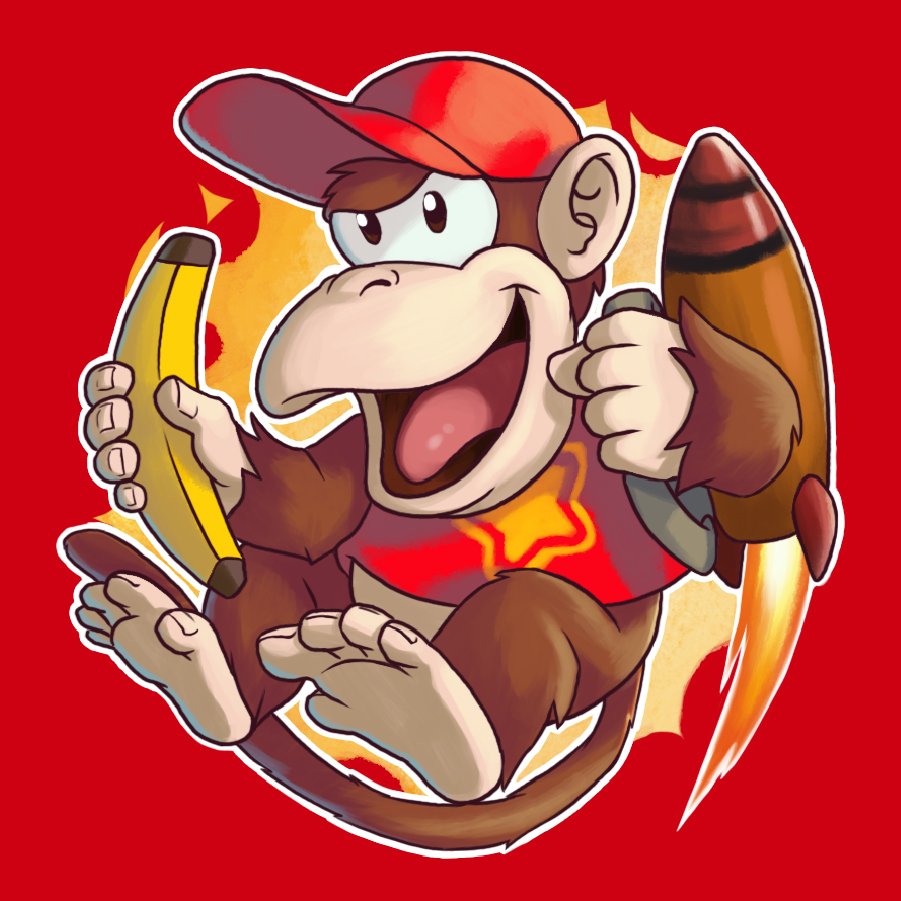JenniferTehYL's tweet photo. Digital piece of Diddy Kong done for #comicfiesta2017
#Nintendo #digitalart #DonkeyKong #fanart #jennifertehart #thewolfpackmy https://t.co/Zddpa7JqPe