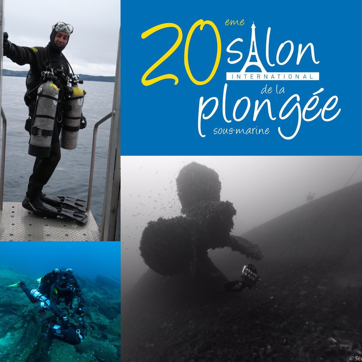 Rendez-vous au salon de la plongée Porte de Versailles à Paris aujourd'hui ! #voyages #expéditions #amis 😃