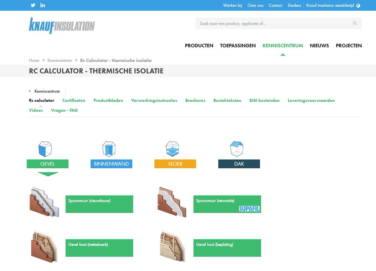Na een nieuwe website ook een Rc-calculator van <a href="/ZeeBoerbv/">ZeeBoer b.v.</a> voor <a href="/KnaufNL/">Knauf NL</a> #Insulation zeeboer.nl/projectvoorbee…