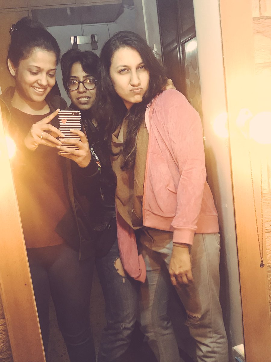 RutuPal's tweet photo. #Girlfriends be like! 💖 #stayovers with my favourite @gulki_joshi https://t.co/eY9DCr5FCL