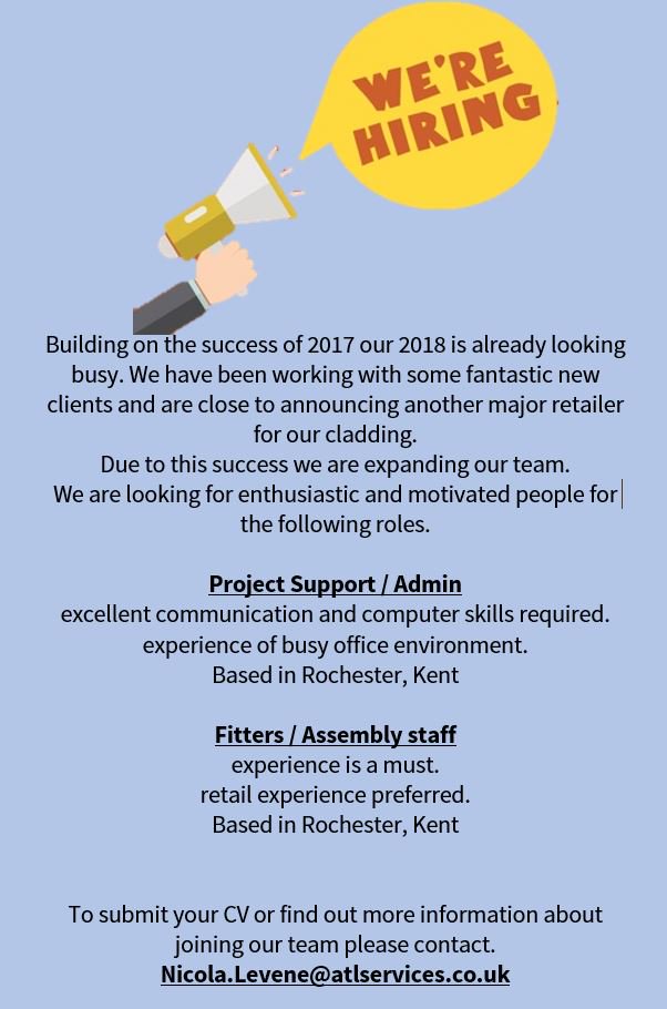 We are hiring !!!!! come join our team