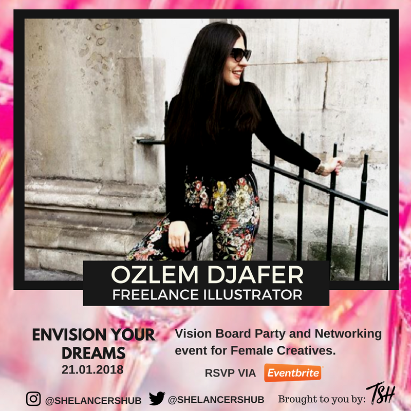 shelancershub's tweet photo. We are very happy to announce mega creative illustrator and founder of @thepoopculture  @ozlemdjafer as our 2nd panellist for the "Envision Your Dreams" event! Some of her previous clients include; MTV, Christian Dior, ASOS and many more. Grab a ticket now! 🎉🥂 #shelancer https://t.co/po5FZUY7Ou