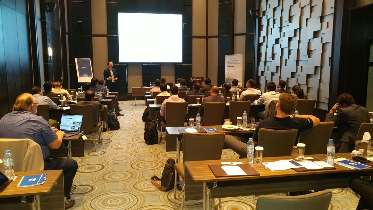 NetAppME's tweet photo. Check out the pictures from this week's Partner Academy in Dubai! Thanks to our #PerfectPartners for making it a great day! #NetAppEvents #NetAppPartnerAcademy https://t.co/5mkg5STEVs