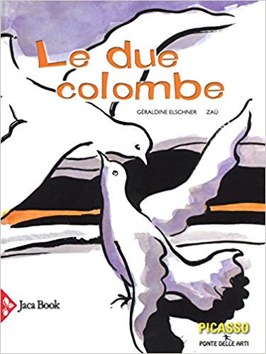 La nostra giornata inizia con un albo dedicato ai piccoli: "Le due colombe" @JacaBookè un albo ispirato al quadro #LaColombaDellaPace di #PabloPicasso.#GéraldineElschner ha immaginato che i suoi protagonisti prendano vita e si avventurino in una storia.Alle 10:00 in #CEraUnaVolta