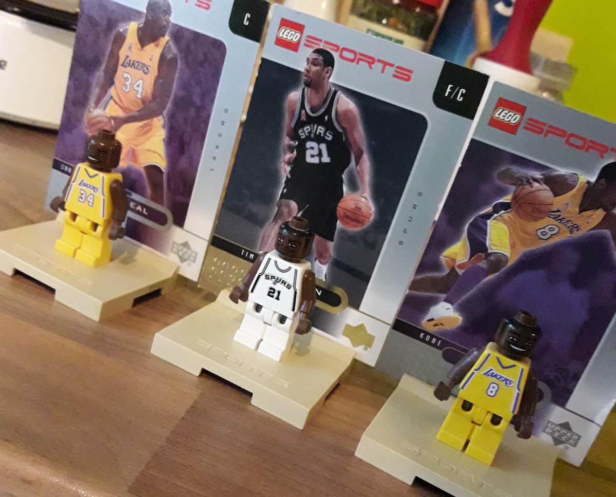 #NBA #LEGO #shaquille #oneal #Lakers #tim #duncan #Spurs #kobe #bryant