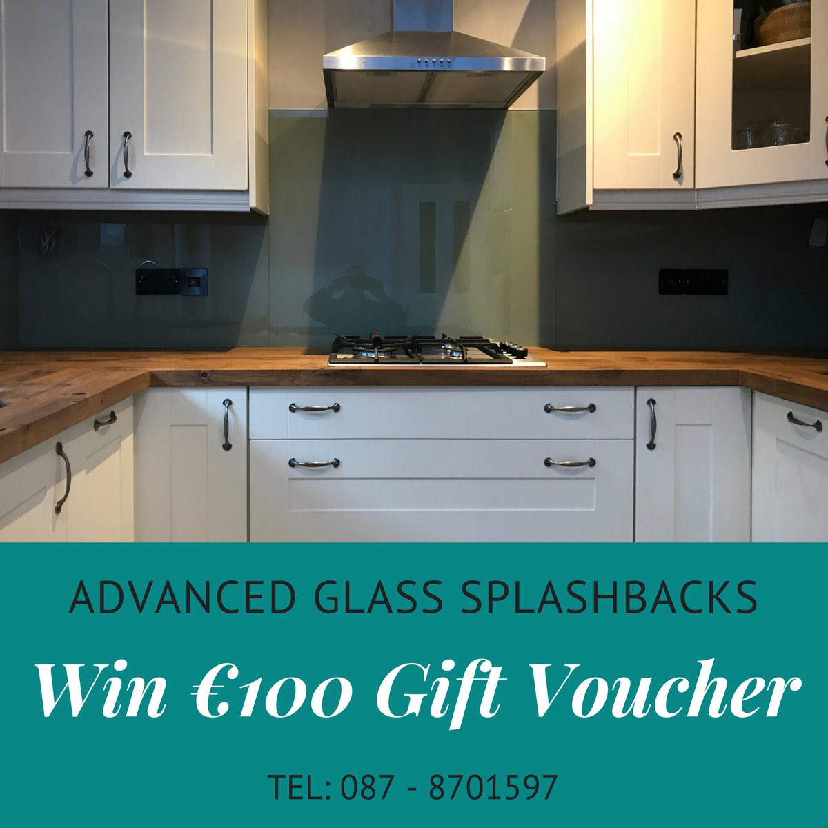 GlassAdvanced's tweet image. Get a free quote for your splashback this week from us and we’ll put you in our draw for a €100 off the price of your splashback. goo.gl/wsX9Ab