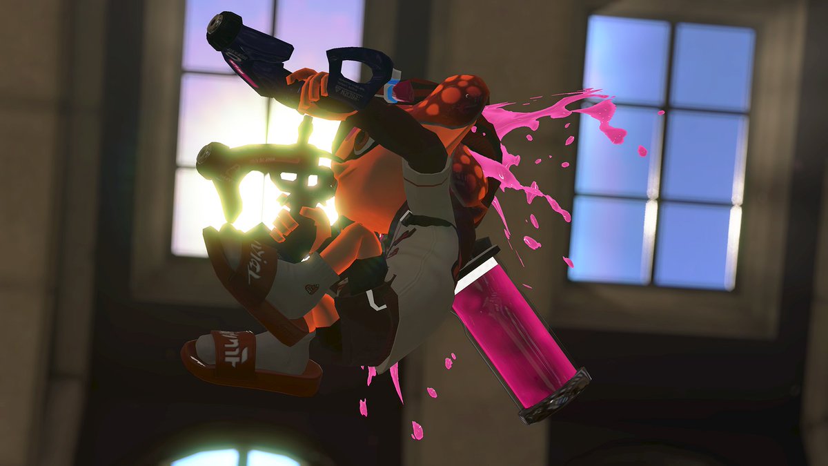 Splatoon スプラトゥーン 明日1月13日午前11時 新しいブキ スパッタリー ヒュー が追加される 素早い動きが特徴のスパッタリーの性能はそのままに サブが ポイズンミスト スペシャルが アメフラシ に変更されているぞ 相手の行動範囲を Splatoon スプラトゥーン 明日1月13日午前11時 新しいブキ スパッタリー ヒュー が追加される 素早い動きが特徴のスパッタリーの性能はそのままに サブが ポイズンミスト スペシャルが アメフラシ に変更されているぞ 相手の行動範囲を