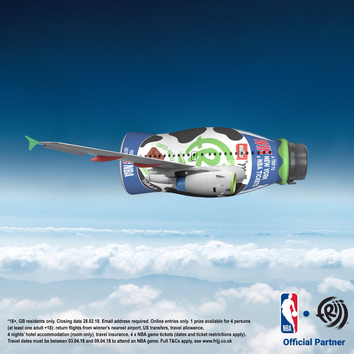 If you love NBA then you will love FRijj milkshakes! Enter our prize draw to win tickets to attend an NBA game in NYC! T&amp;Cs apply. visit frijj.co.uk for more info #FeelTheURjj #contest T&amp;Cs apply.