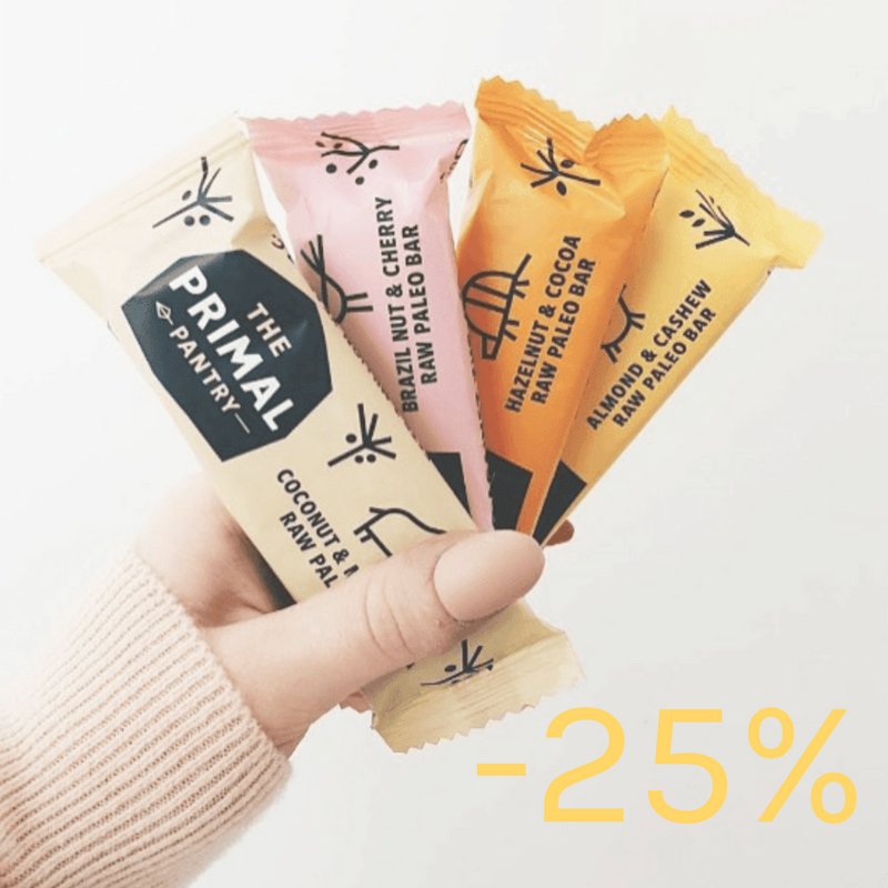 Un petit #creux ? #Goûtez ces délicieuses #barres #Primal : bit.ly/2Er2IHE 😋 -25% sur #Kazidomi, #abonnez-vous ! #réduction #petitefaim #sain #santé