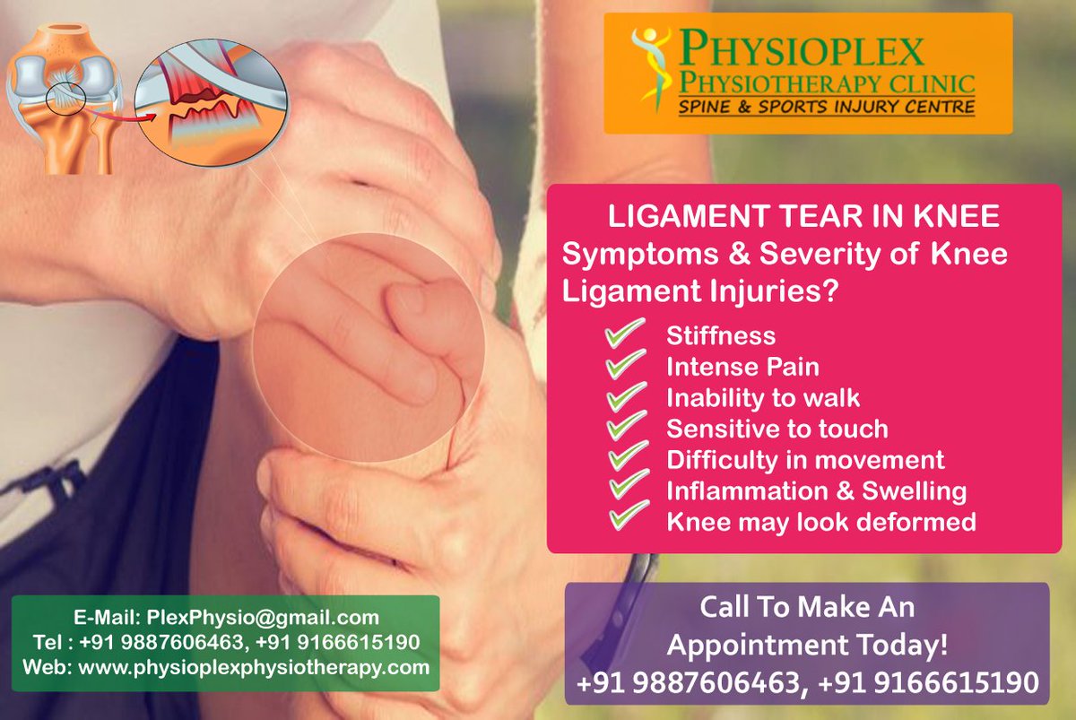 Physio_Plex's tweet photo. Are you suffering from Knee Ligament Injury? Physioplex Physiotherapy Clinic is serving Knee Ligament Tear Injuries effective treatment facilities. Book Appointment @ +91 9887606463, 9166615190, &amp; Click https://t.co/uZr1nuraZv  #KneeLigamentInjury #PhysioplexPhysiotherapyClinic https://t.co/3yPhpn8U7q