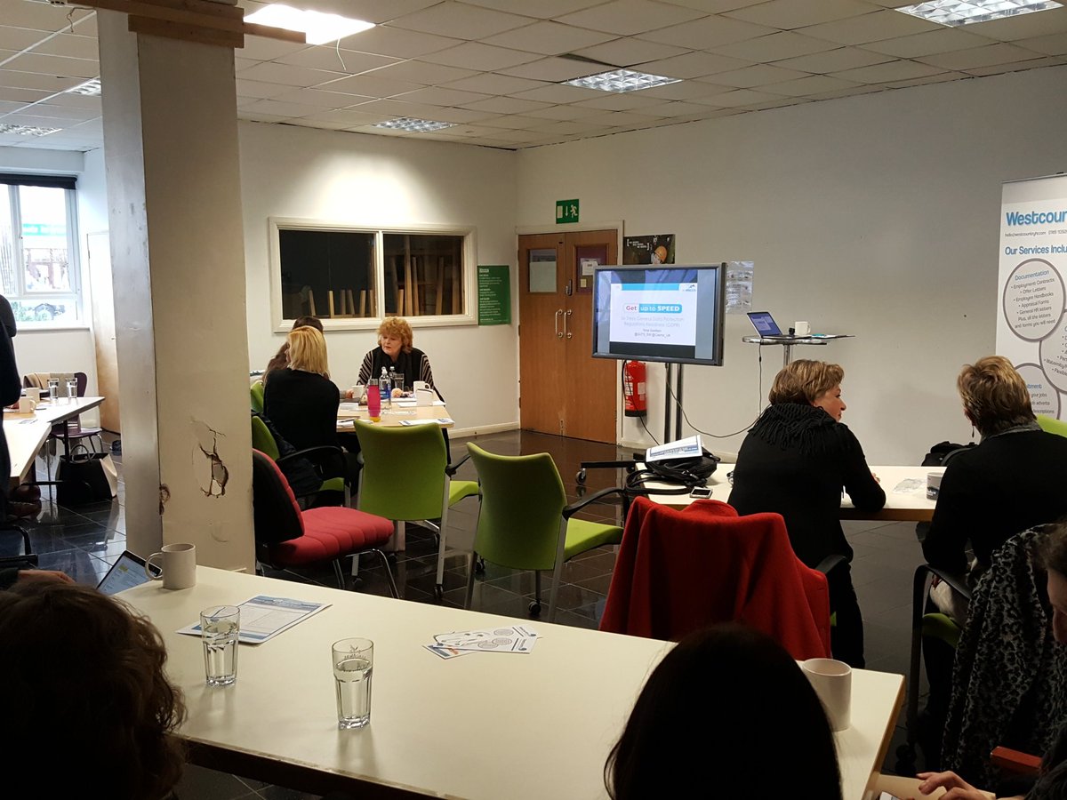 Final #GDPR session this week in a cold #NewtonAbott <a href="/WestcountryHR/">WestcountryHR</a> <a href="/Cosmic_UK/">Cosmic</a> <a href="/YoungDevon/">Young Devon</a>