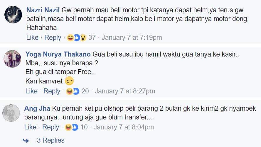 hati-hati ketika berbelanja online...