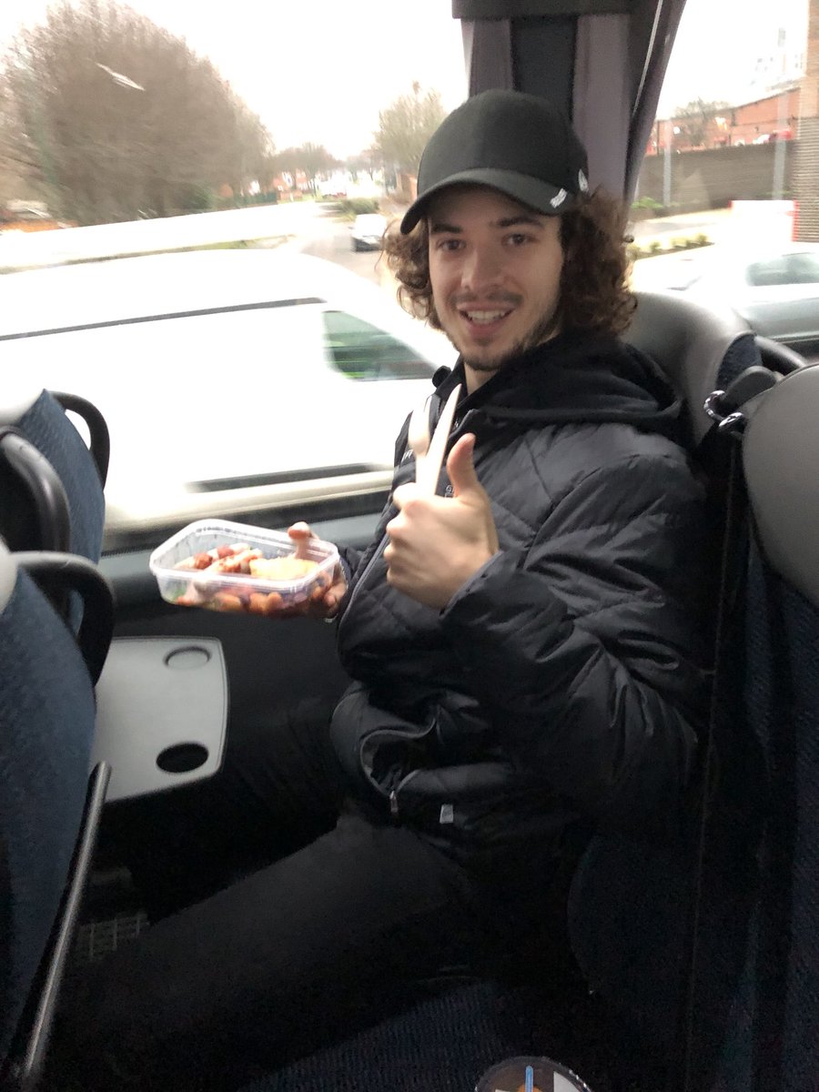 PanthersIHC's tweet photo. Weโre on our way to Belfast and nutrition wonโt be a problem, the boys are already tucking into their #CleanCutKitchen meals and @RLachowicz seems to be a fan ๐#PanthersOnTour https://t.co/JcEQcC2UOk