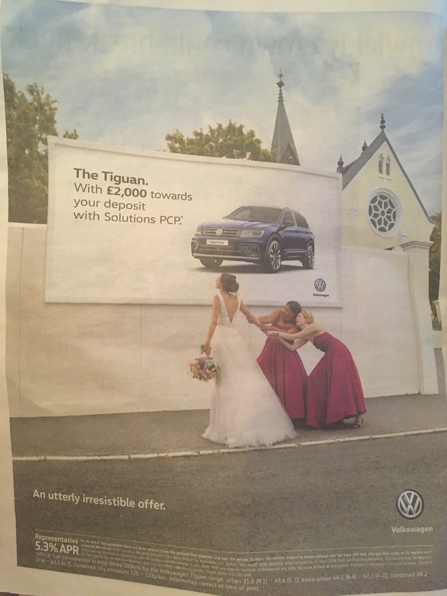 Nice to see this terrible advert again. A few questions: 1) Why not just let her read it? It’ll only take a second. 2) How come she’s so incredibly strong? 3) Why do the bridesmaids give so much of a shit? Is it a forced marriage and they’re in the pay of the bride’s father?